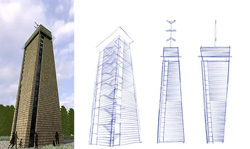 Visualisierung Aussichtsturm