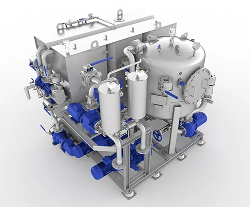 Visualisierung Nassmüll-Vakuumanlage