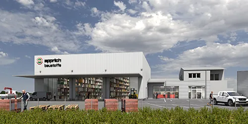 Visualisierung Baustoffmarkt